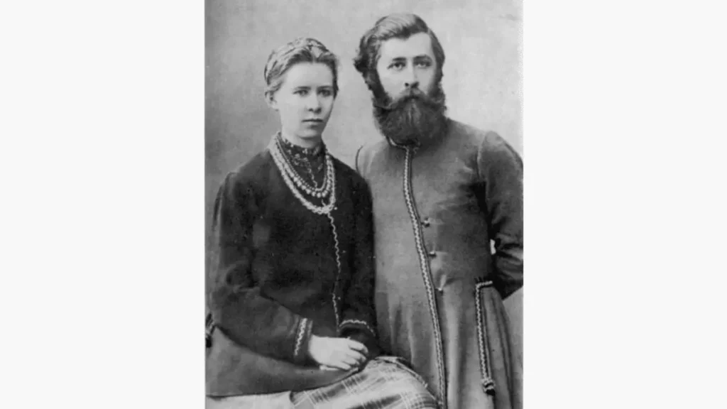 Lesya Ukrainka with her husband Klyment Kvitka