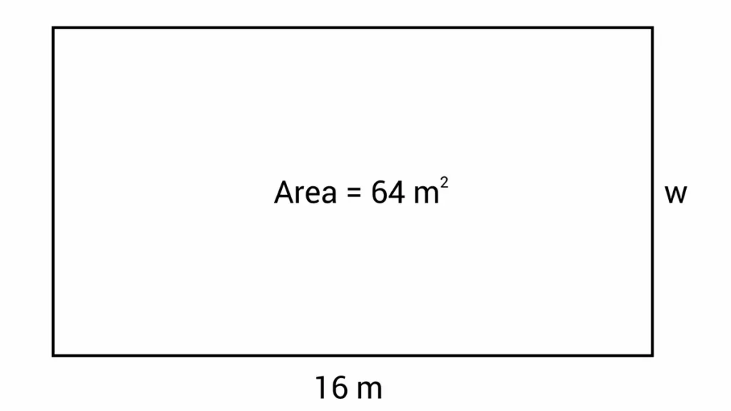 How to find the perimeter of a rectangle by its area