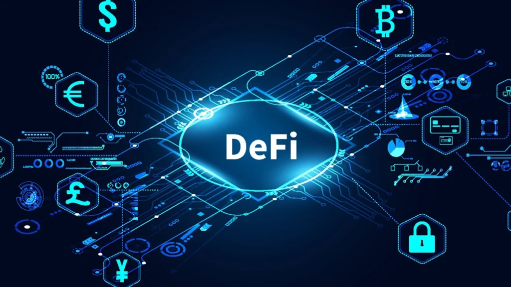 Concept of DeFi staking