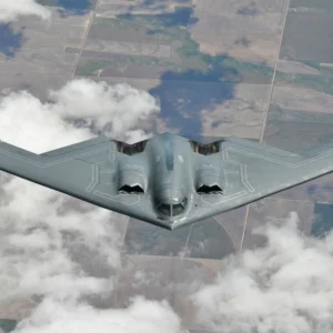 Spirit B2 Bomber in the air